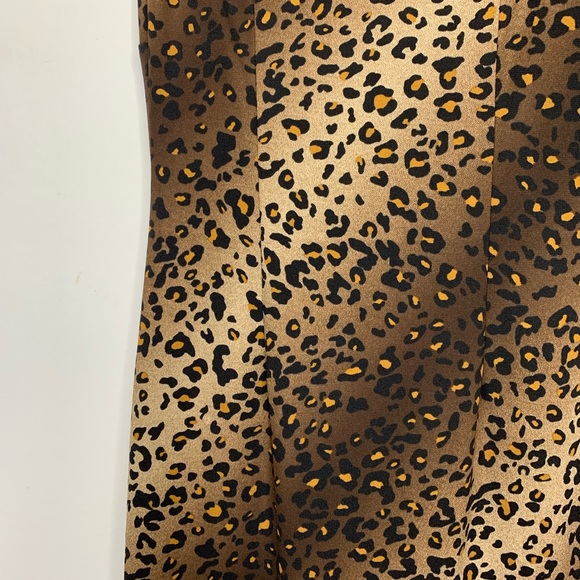 BCBGMaxAzria • sleeveless leopard print dress - Picture 8 of 8